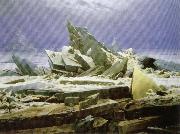 Caspar David Friedrich Shipwreck or Sea of Ice oil on canvas